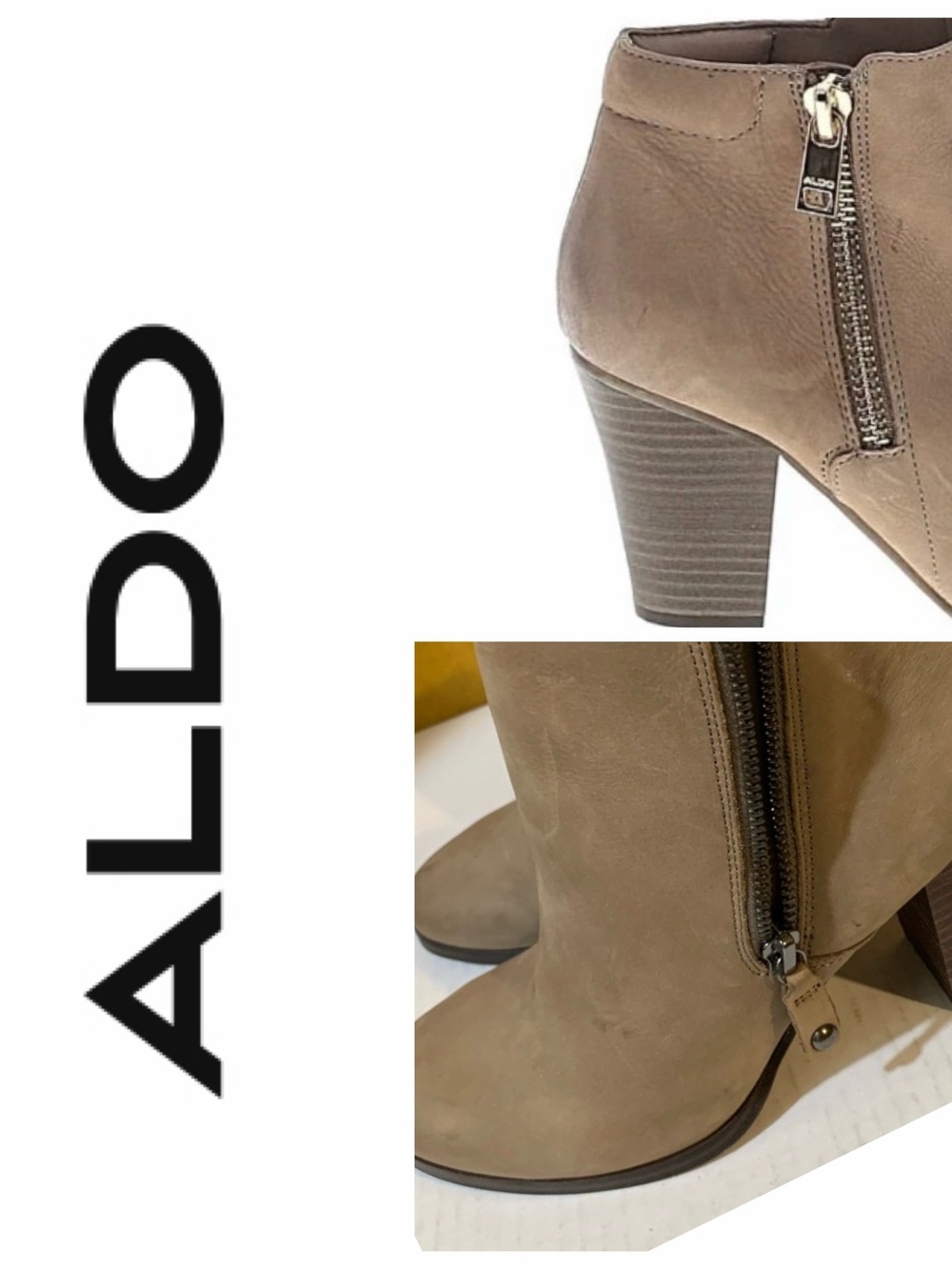 ALDO MEGGE Ankle Booties Size 9